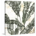 thumbnail image 2 of Green Leaf II Painting Print on Wrapped Canvas, 2 of 5