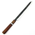 thumbnail image 2 of White Deer Japanese Shape 17.5" Forging Hammer Tanto Kitchen Chef Knife, 2 of 5