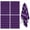 Halloween Purple Checkered, variant on 2 Pcs Funny Kitchen Towels,Halloween Purple and Black Striped Pumpkins Microfiber Dish Towels,Kitchen Tea Towels,Kitchen Towel Set (18" X 26")