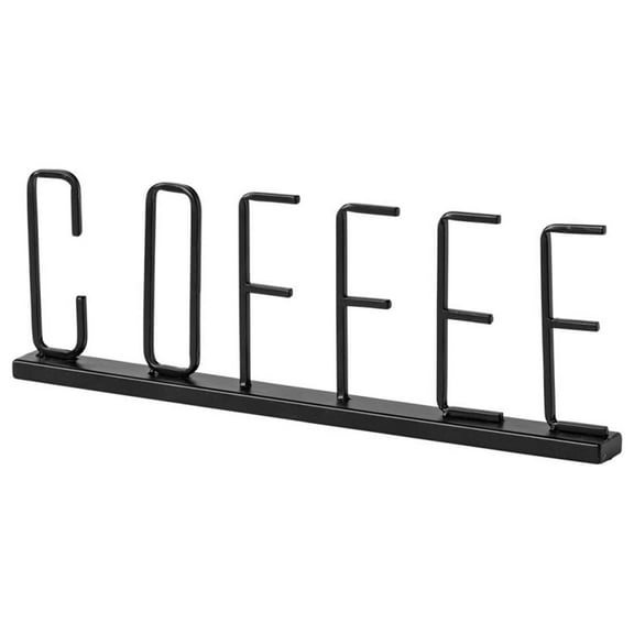 Mercana Coffee 15L X 1W Black Metal Sign