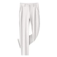 thumbnail image 4 of CONZONE Men's Suit Pants Wide Leg Dress Pants for Men Trendy Elegant Solid Casual Formal Business Pant With Pockets, 4 of 4