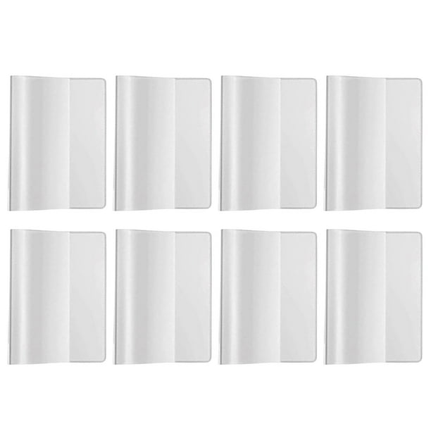 Carpetas transparentes para documentos, aptas para hojas A4 estándar. Carpetas de plástico transparente tipo L para protección y almacenamiento. Fundas para documentos aptas para la escuela y la