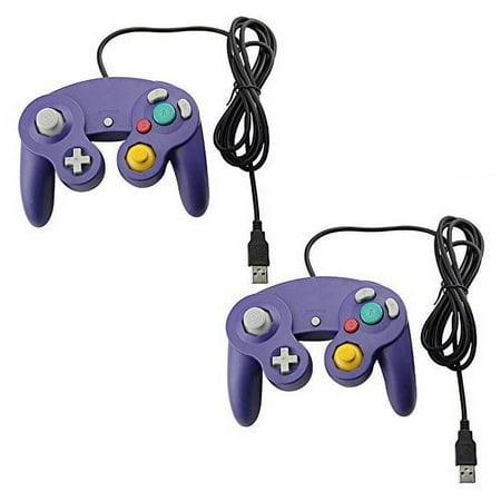 Lot Of 2 GameCube Style USB Wired Controllers For PC And MAC Classic Nintendo GC