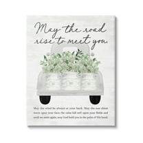 Stupell Industries Country Irish Proverb Transportation Painting Gallery Wrapped Canvas Art Print Wall Art, 24 x 30