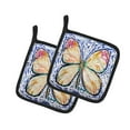 thumbnail image 2 of Butterfly Violet Tip Pair of Pot Holders, 2 of 2