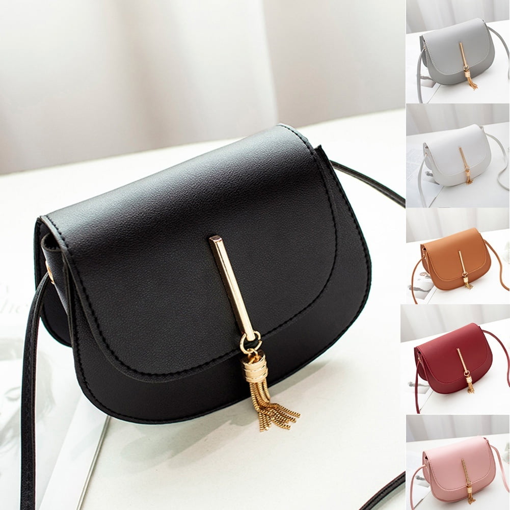 women's small leather messenger bag
