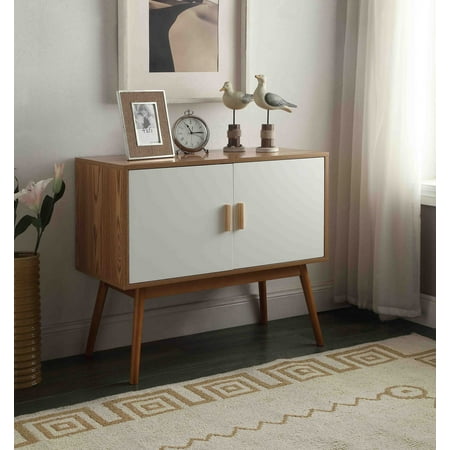 Long Oslo Table - Convenience Concepts Oslo Storage Console