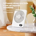 thumbnail image 3 of Quiet Mini USB Fan for Office Desk Dorm Wall Mount Bedside Use - Rechargeable Cooling Air Circulato, 3 of 5