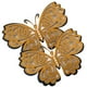 thumbnail image 2 of KAKOWELY pegatinas creativas de mariposa 3D para bodas, fiestas, decoración de pared con perlas huecas de cuatro capas., 2 of 4