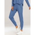 thumbnail image 4 of Women Sports Pants Solid Color High Waist Pocket Quick Dry, 4 of 8