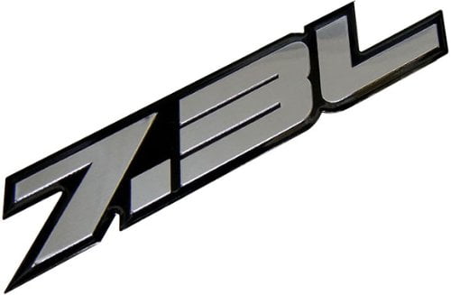 Ford Super Duty Truck 7.3 Power Stroke Intercooled Turbo Diesel Aluminum Emblem