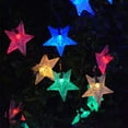 thumbnail image 5 of Morttic Solar String Lights Outdoor, Solar Powered Star String Lights, 23ft 50LED 8 Modes Waterproof Christmas String Lights for Gardens Patio Landscape Xmas Tree Decorations (Multicolor), 5 of 16