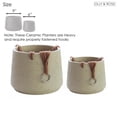 thumbnail image 3 of Olly & Rose Copenhagen Collection 7 in Textured Off White Hanging Planters (2 Count), 3 of 5