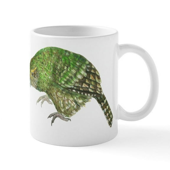 CafePress - Young Kakapo Mug - 11 oz Ceramic Mug - Novelty Coffee Tea Cup