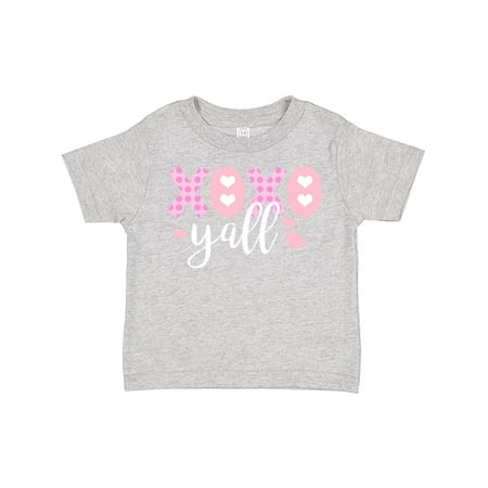 

Inktastic Valentine s Day Hugs and Kisses XOXO Y all Gift Toddler Boy or Toddler Girl T-Shirt