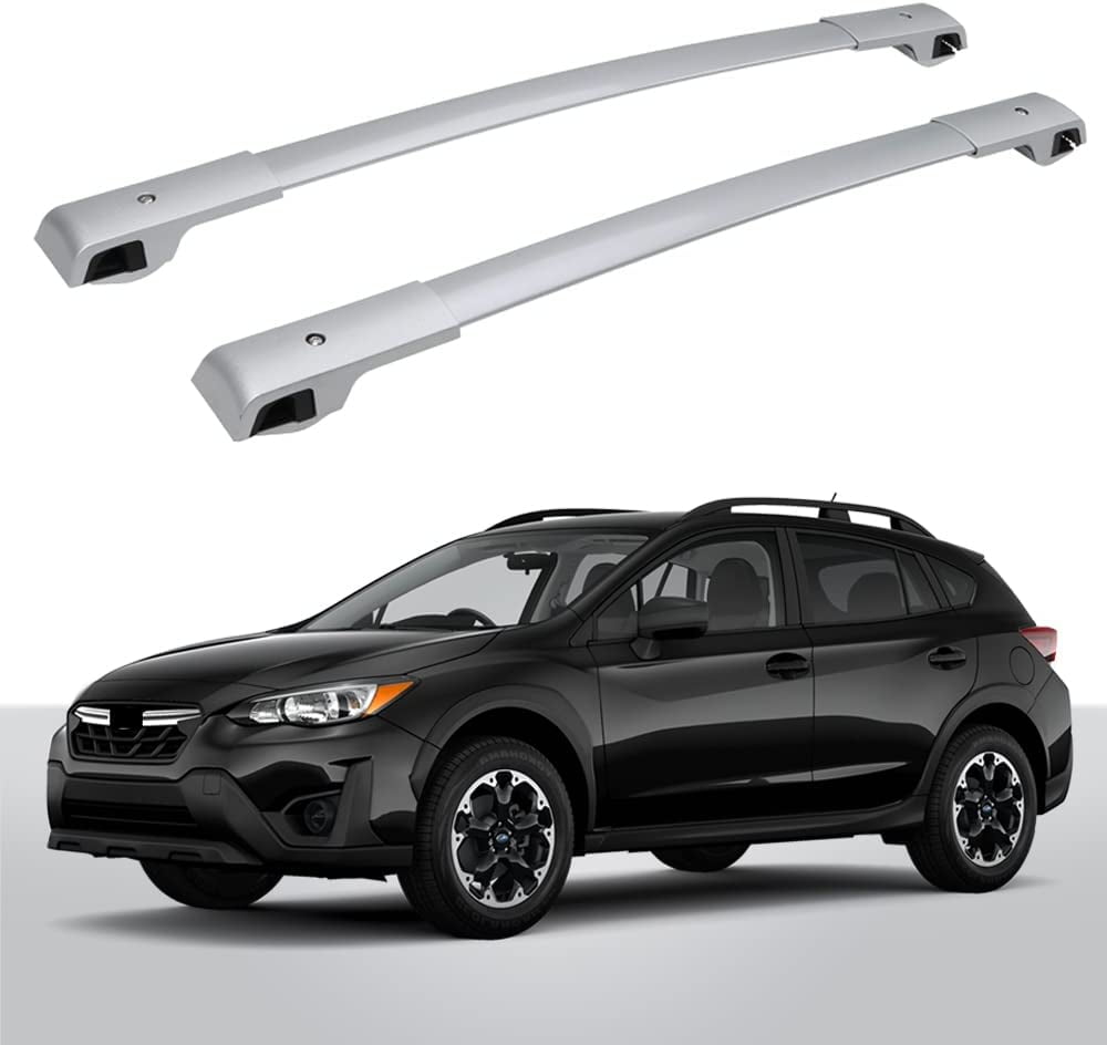 NIXFACE Roof Rack Cross Bars for Subaru XV Crosstrek 1322 Luggage Rack with Side Rails