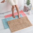 thumbnail image 4 of Alfombra De Baño Antideslizante,Alfombra De Baño De Microfibra De Chenilla Suave,Absorbente,Lavable A Máquina-40 X 60 Cm,Rosado, 4 of 5