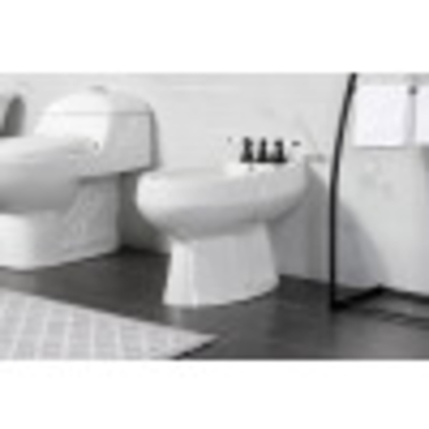 Kingston Brass KB320PL Victorian Three-Handle Bidet Faucet, Matte Black