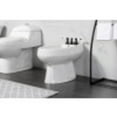 thumbnail image 2 of Kingston Brass KB320PL Victorian Three-Handle Bidet Faucet, Matte Black, 2 of 5
