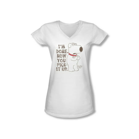 Family Guy Adult Animated Comedy TV Series Now You Pick It Up Jrs V-Neck