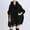 Black, variant on Ladies Autumn Winter Imitation Collar Hooded Shawl Cape Ladies Woolen Coat Large Size Cardigan Bed Jackets for Women Velour Formal Coat for Women Evening Wear Sweater Dress for Women Satin Lined