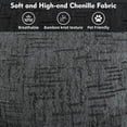 thumbnail image 5 of IDEALSOUL Sectional Sofa, 101" L-Shaped Modular Cloud Couch,Unique Chenille Fabric Couches and Sofas,Compression Sofa No Assembly Required(Deep Gray), 5 of 13