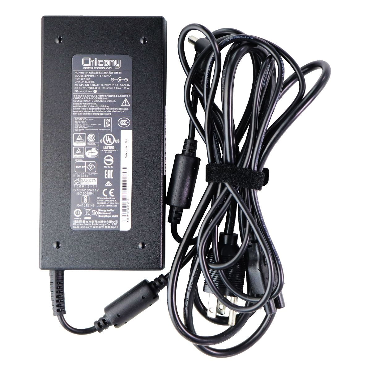 Chicony OEM 180W AC Power Adapter Black (A15180P1A) (Refurbished