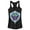 Black, variant on Junior's Nintendo Legend of Zelda Link's Awakening Hylian Shield Racerback Tank Top Scarlet X Large