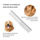 thumbnail image 5 of Peine de acero inoxidable para mascotas, peine de aseo para mascotas para gatos y perros, peinado, aseo, masaje, peine de metal para perros Sincero  Hogar, 5 of 5