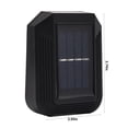 thumbnail image 3 of Aplique solar de pared | Aplique exterior con luz hacia arriba y hacia abajo | Lámpara solar impermeable IP65 | Decoración moderna para el hogar, jardín y porche | Juego de 2, 3 of 9