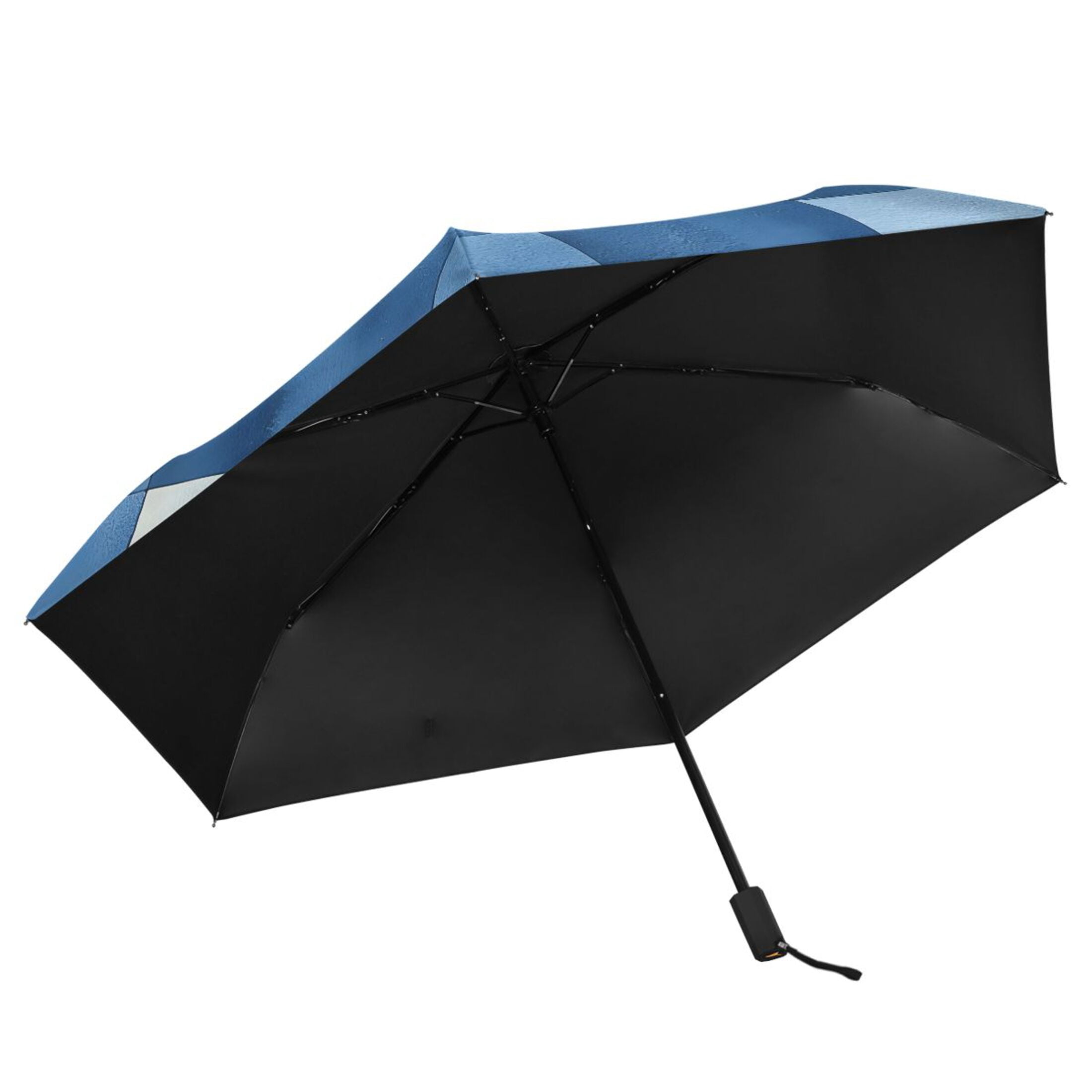 ALAZA Checkered Grid-z1 UPF 50+ Compact Folding Umbrella for Rain Travel Umbrella Packable
