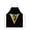 Type V, variant on HomeLife Golden Letter Alphabet Pattern Kitchen Apron Sleeveless Cooking Cleaning Tools