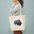 thumbnail image 4 of CafePress - Vintage Bison Tote Bag - Unisex Canvas Tote Bag, Beige, 1-Piece, 4 of 8