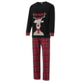 thumbnail image 3 of Qiylii Christmas Family Matching Pjs Set, Parent-Child Baby Romper/Dog Clothes/Deer Print Tops and Plaid Pants Sleepwear Clothing Set for Holiday, 3 of 10