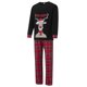 thumbnail image 3 of Pijamas navideños familiares a juego, pelele para bebé/ropa para perro/camisetas con estampado de ciervo y pantalones a cuadros., 3 of 10