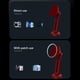thumbnail image 3 of Soporte magnético para teléfono de coche plegable 360 ​​giratorio para Tesla modelo 3 X Y S (rojo) Tmvgtek Para estrenar, 3 of 4