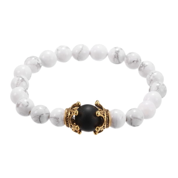 Pulseras para mujer, regalos para mujer, pulsera de cuentas de piedra natural de moda, pulsera elástica para hombres y mujeres, joyería, pulsera de piedra natural