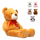 thumbnail image 1 of Oso De Peluche Teddy Grande Abrazable Corazón 1 Metro Xtellar amarillo, 1 of 4