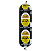 Tropical Salami Original 14oz, Smoked Cooked, Smoke Flavor Added, Shrink Wrapped Sleeve