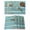 Teal, variant on Turquoise Farmhouse Placemats Set of 4 Vintage Teal Wooden Place Mats Indoor Wipeable Table Mats Washable Cloth Dining Table Placemats for Kitchen Holiday Party Home Decor 13x19 Inch