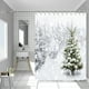 thumbnail image 1 of Christmas Shower Curtain Shower Curtain Proof Shower Curtain Bathroom Dry And Wet Separation Shading Warm Shower Curtain, 1 of 8