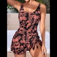 thumbnail image 4 of Traje de Baño de una Pieza para Mujer, con Control de Abdomen y Falda Impresión XXXL, 4 of 10