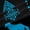 Black Blue 04, variant on Feelyou Western Aztec Damask Curtains Pack of 2 (42x84 Each), Boho Cat Curtains Blackout