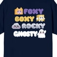 thumbnail image 7 of LankyBox Character Charms Crew Neck Short Sleeve Navy Women's T-shirt-3XL, 7 of 7