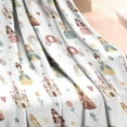 thumbnail image 3 of Rainbow Princess Carriage Pattern Blanket,Comfortable Soft Flannel Throw Blanket,All Season,Warm Lightweight Blankets for Sofa Bed Couch Living Room Chair,30"x40", 3 of 4