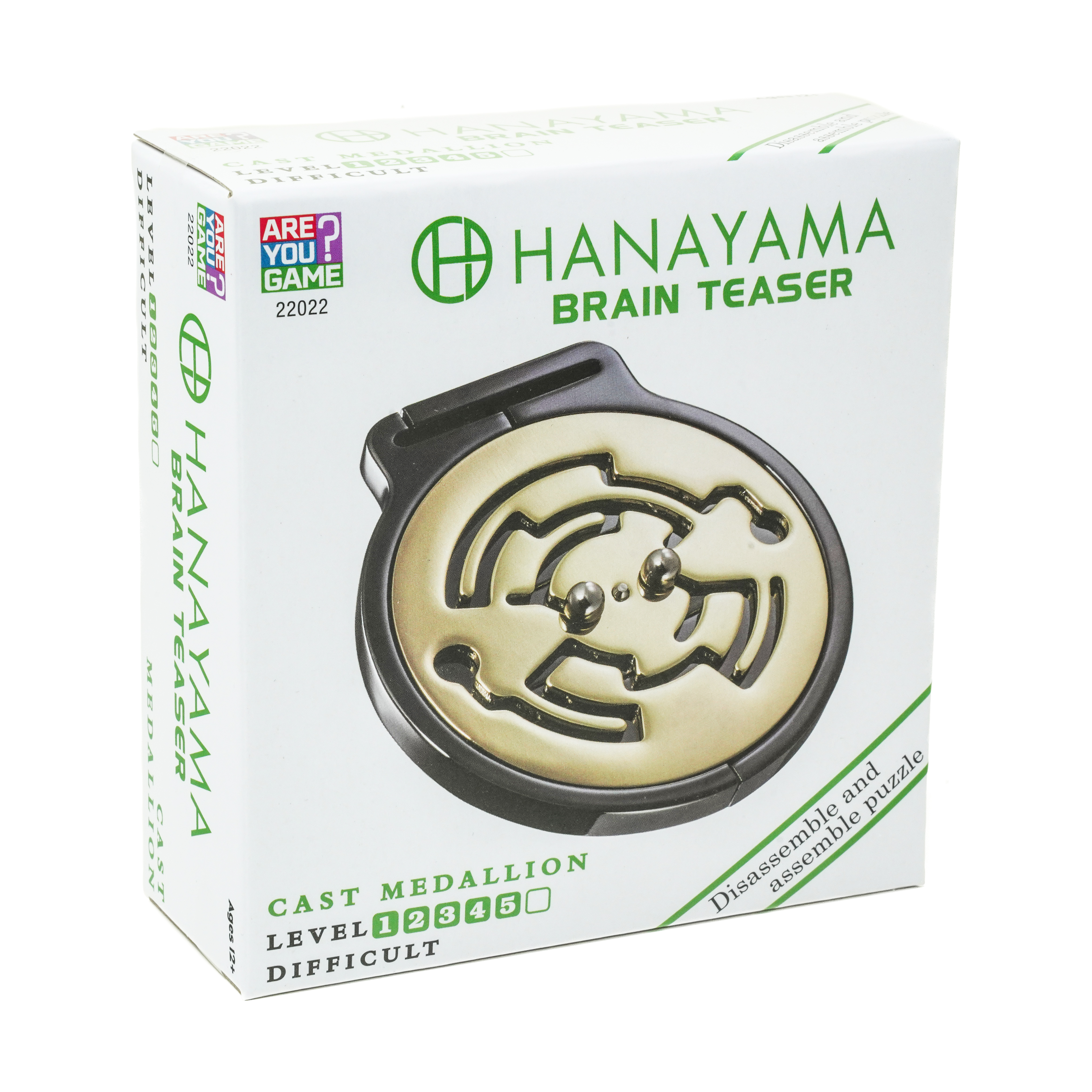 AreYouGame.com Hanayama Level 5 Cast Puzzle - Medallion