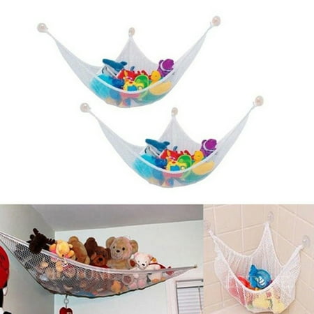 - HiCoup Hanging Organizer Kids Toy Storage Net Stuffed Plush Doll Hammock Save Space