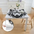 thumbnail image 2 of Awypu Fierce Hunter Square Tablecloth for Picnic Dining Kitchen Farmhouse 100% Polyester Fiber 36*36, 2 of 8