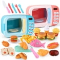 thumbnail image 2 of Kitchen Electric Microwave Toy, Rotation Simulation Small Appliance Timing Fun Play House Cooking Interactive Toy Gifts (Without Battery), 2 of 5