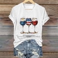 thumbnail image 5 of Womens Shirts Summer 250Th Anniversary Usa for Women 1776 2026 Patriotic American Flag V Neck T July 4Th Graphic Tee 250 Anniversary Usa Shirt Women White 3XL, 5 of 5